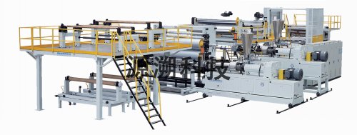 PVCLVT Floor Leather Extrusion Line